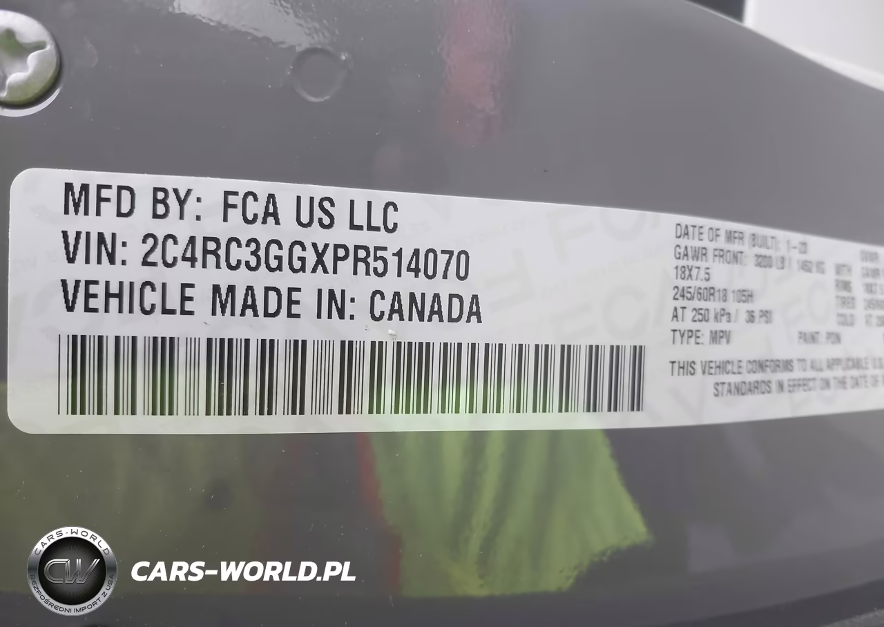 2023 Chrysler Pacifica Limited Awd VIN:2C4RC3GGXPR514070 - 9