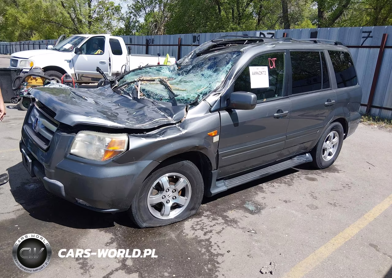 2008 Honda Pilot Ex-L VIN:5FNYF287X8B020672 - 2