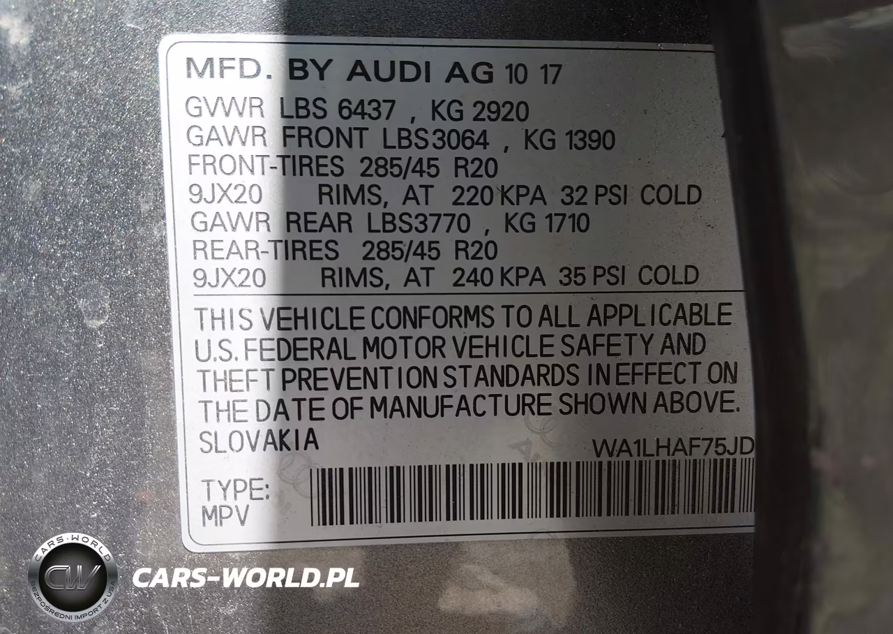 2018 Audi Q7 2.0T Premium VIN:WA1LHAF75JD017395 - 9
