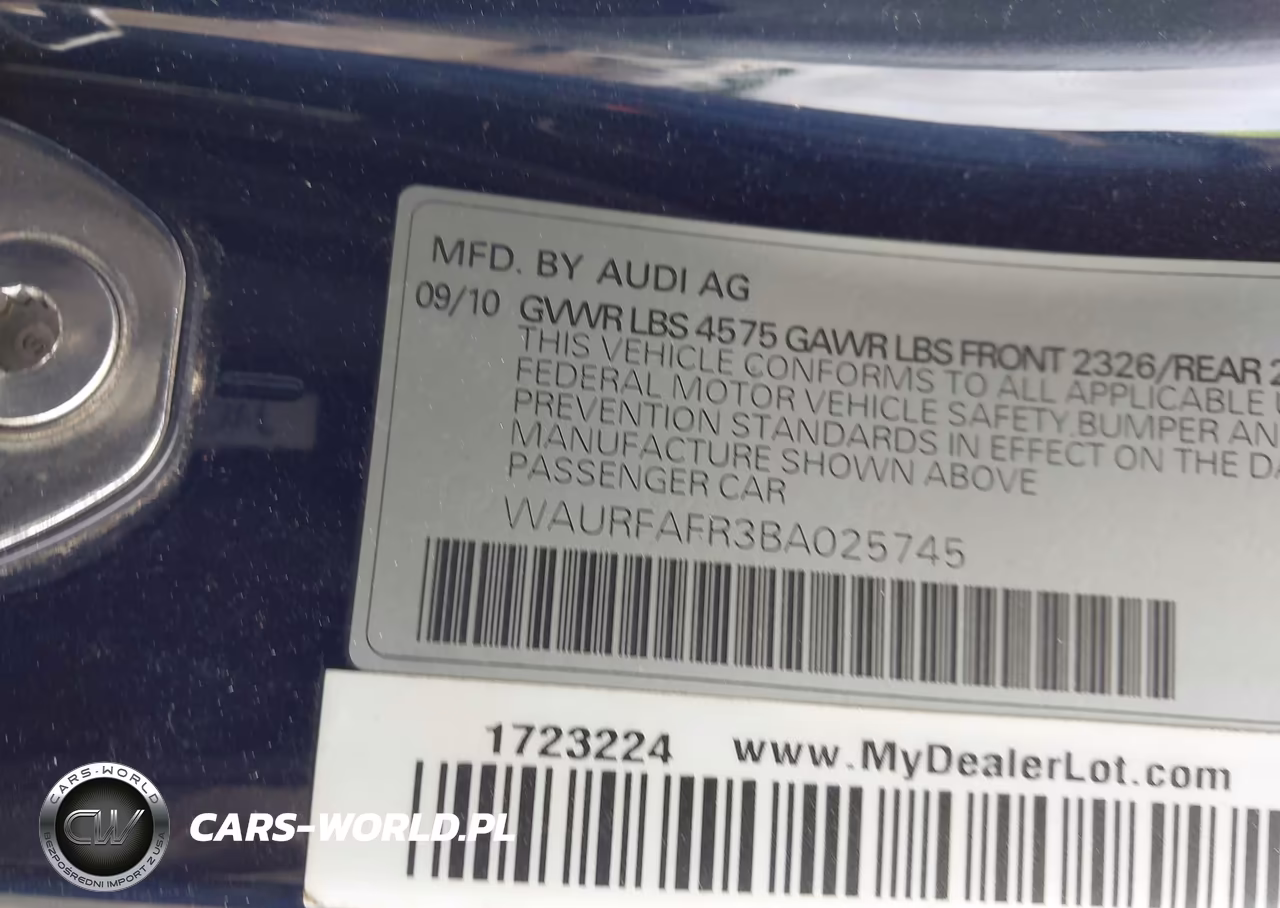 2011 Audi A5 2.0T Premium VIN:WAURFAFR3BA025745 - 9
