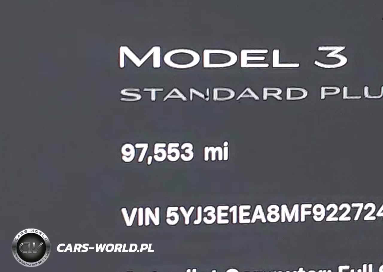 2021 Tesla Model 3 Standard Range Plus Rear-Wheel Drive VIN:5YJ3E1EA8MF922724 - 7