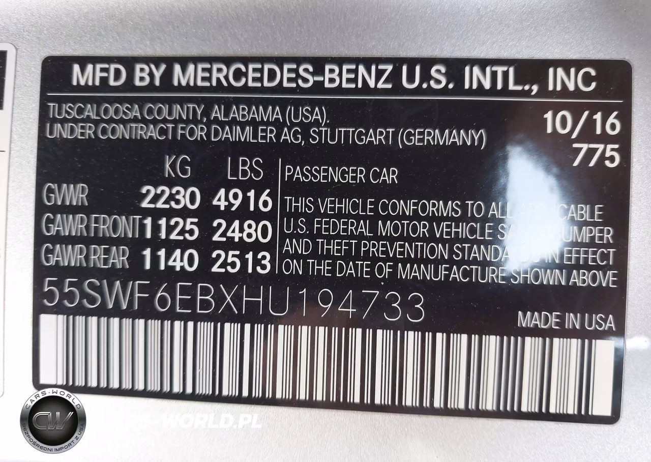 2017 Mercedes-Benz Amg C 43 4Matic VIN:55SWF6EBXHU194733 - 9