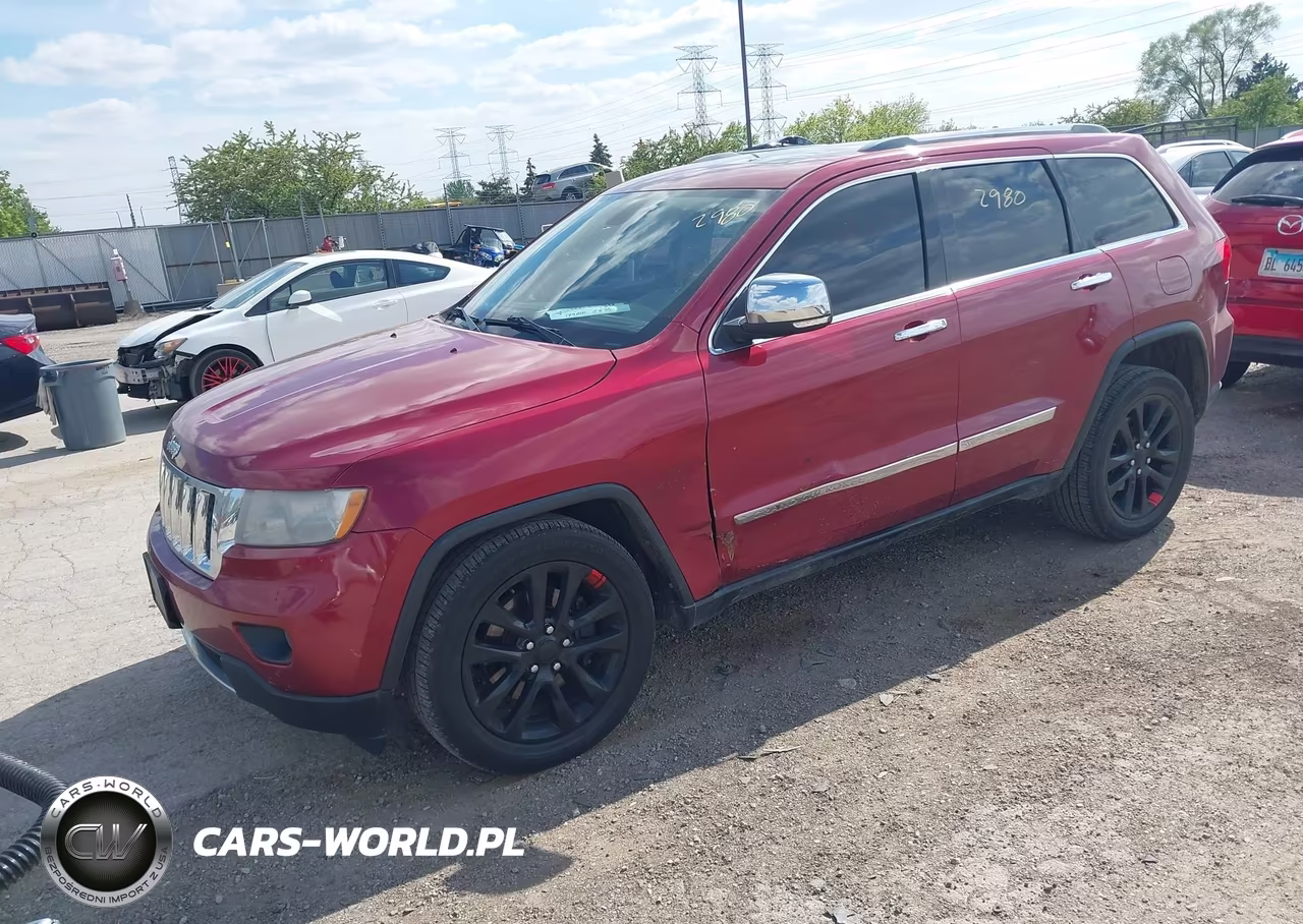 2012 Jeep Grand Cherokee Overland VIN:1C4RJFCT4CC227000 - 2