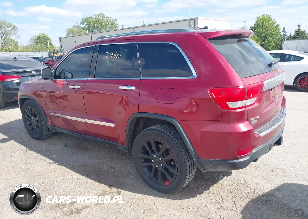 2012 Jeep Grand Cherokee Overland VIN:1C4RJFCT4CC227000 - 3