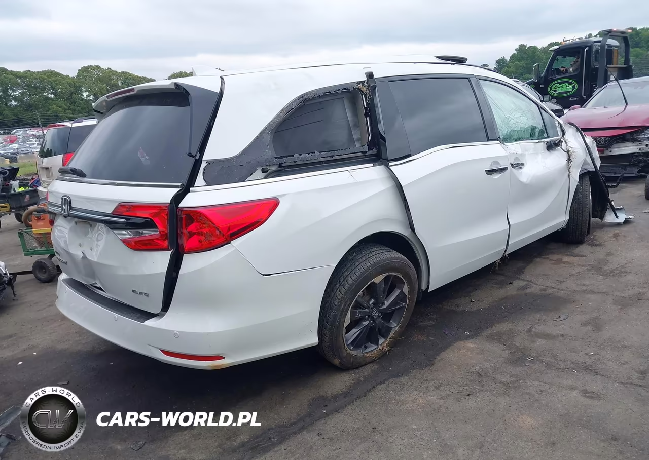 2022 Honda Odyssey Elite VIN:5FNRL6H99NB010846 - 4