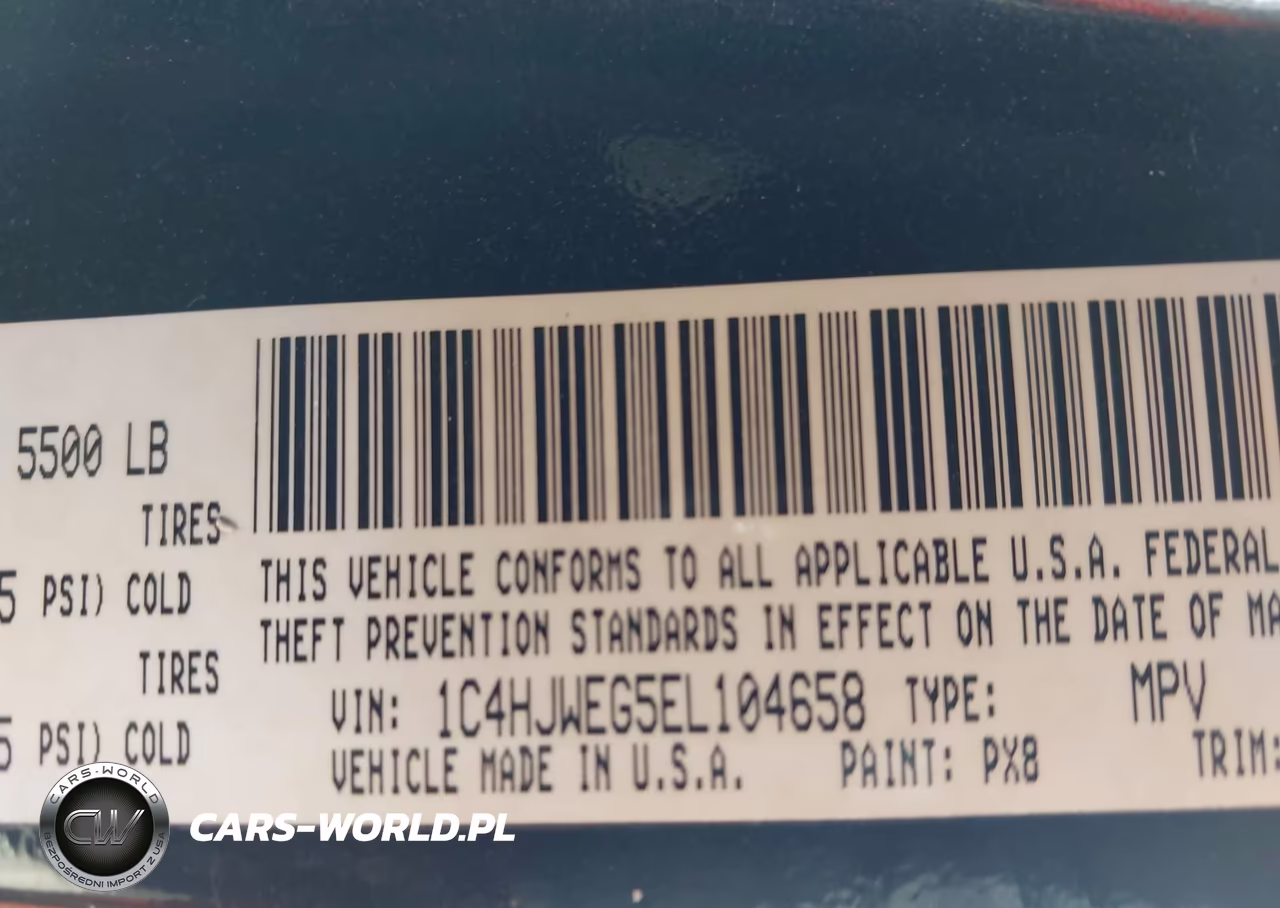 2014 Jeep Wrangler Unlimited Sahara VIN:1C4HJWEG5EL104658 - 9