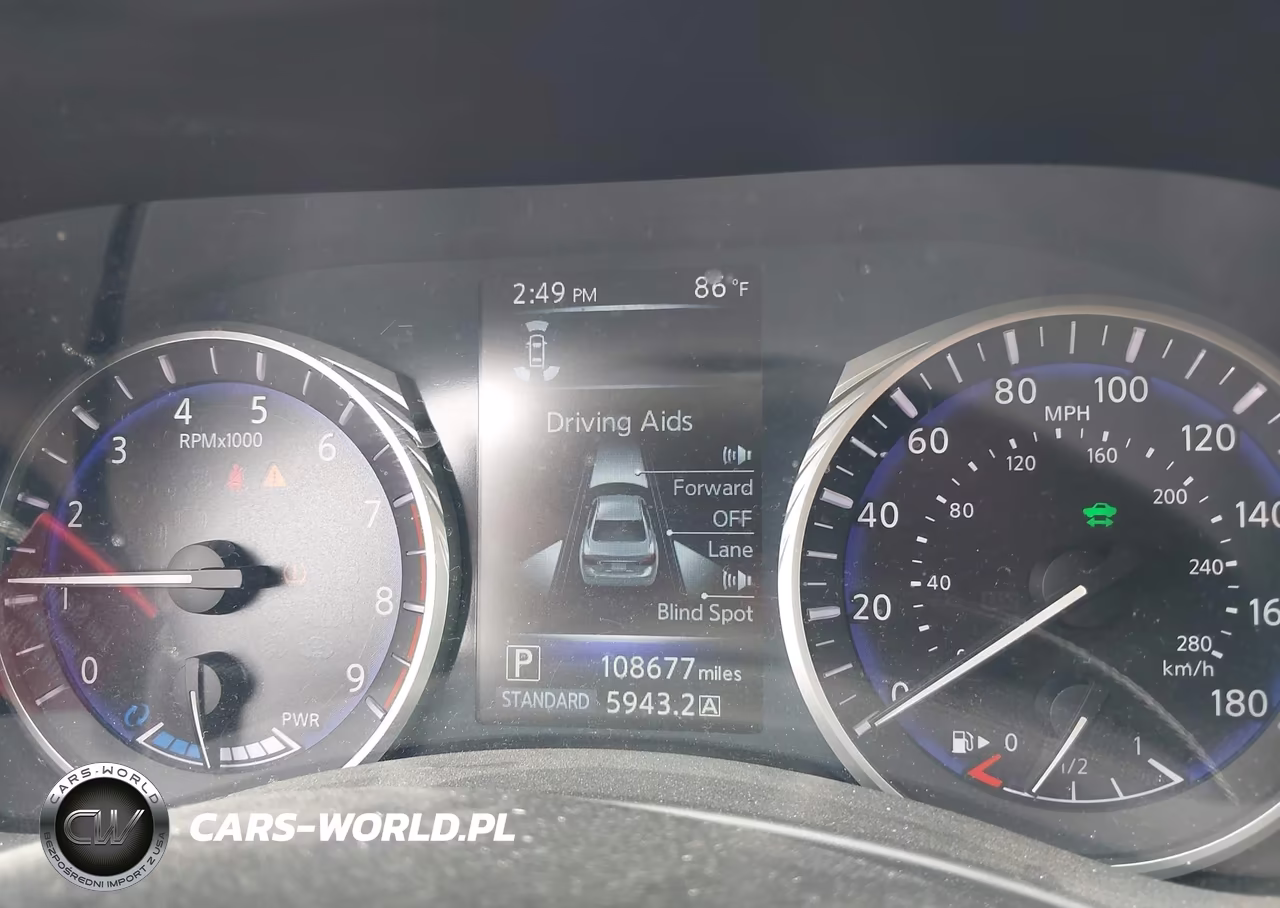 2014 Infiniti Q50 Hybrid Sport VIN:JN1AV7AR1EM701483 - 7