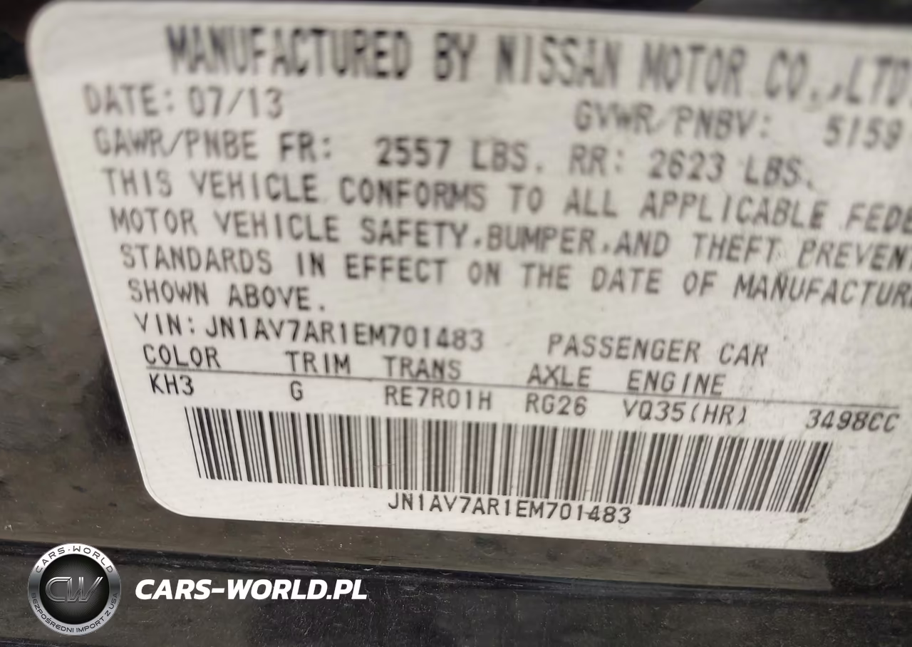 2014 Infiniti Q50 Hybrid Sport VIN:JN1AV7AR1EM701483 - 9