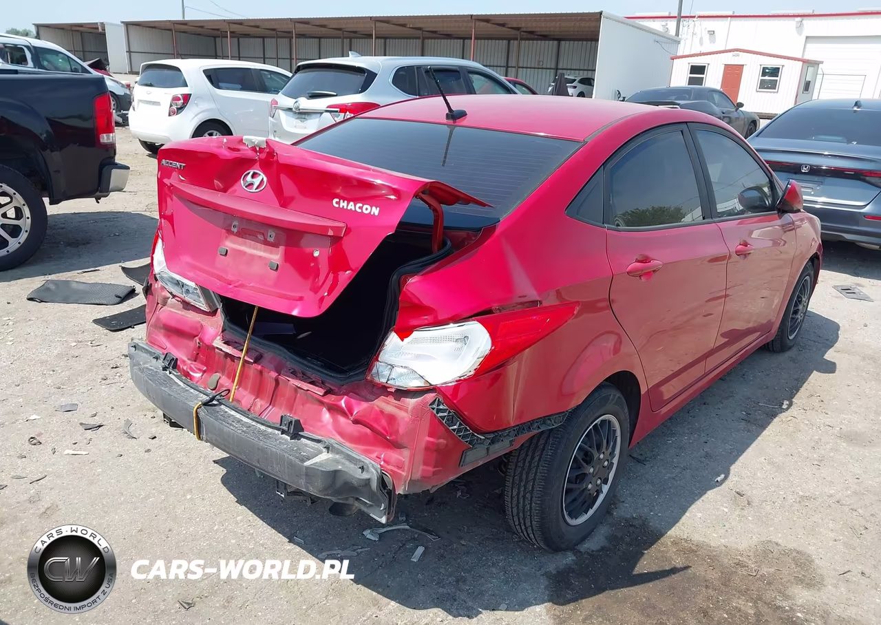 2017 HYUNDAI ACCENT SE VIN:KMHCT4AEXHU273873 - 4