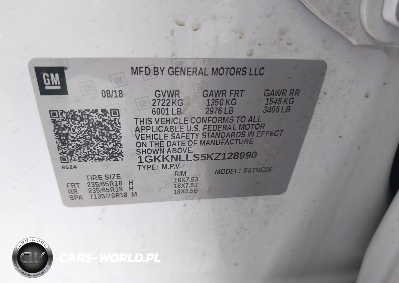 2019 GMC Acadia Sle-2 VIN:1GKKNLLS5KZ128990 - 9