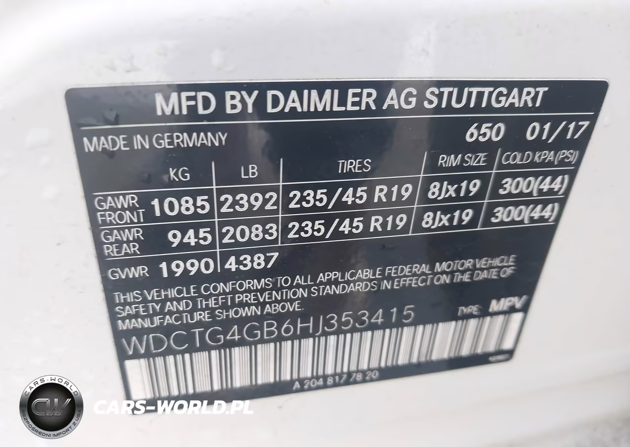 2017 Mercedes-Benz Gla 250 4Matic VIN:WDCTG4GB6HJ353415 - 9