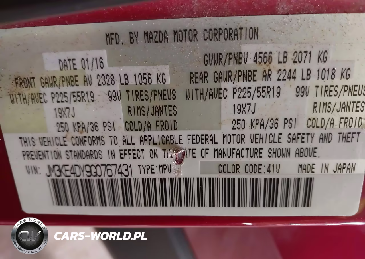 2016 Mazda Cx-5 Grand Touring VIN:JM3KE4DY9G0767431 - 9