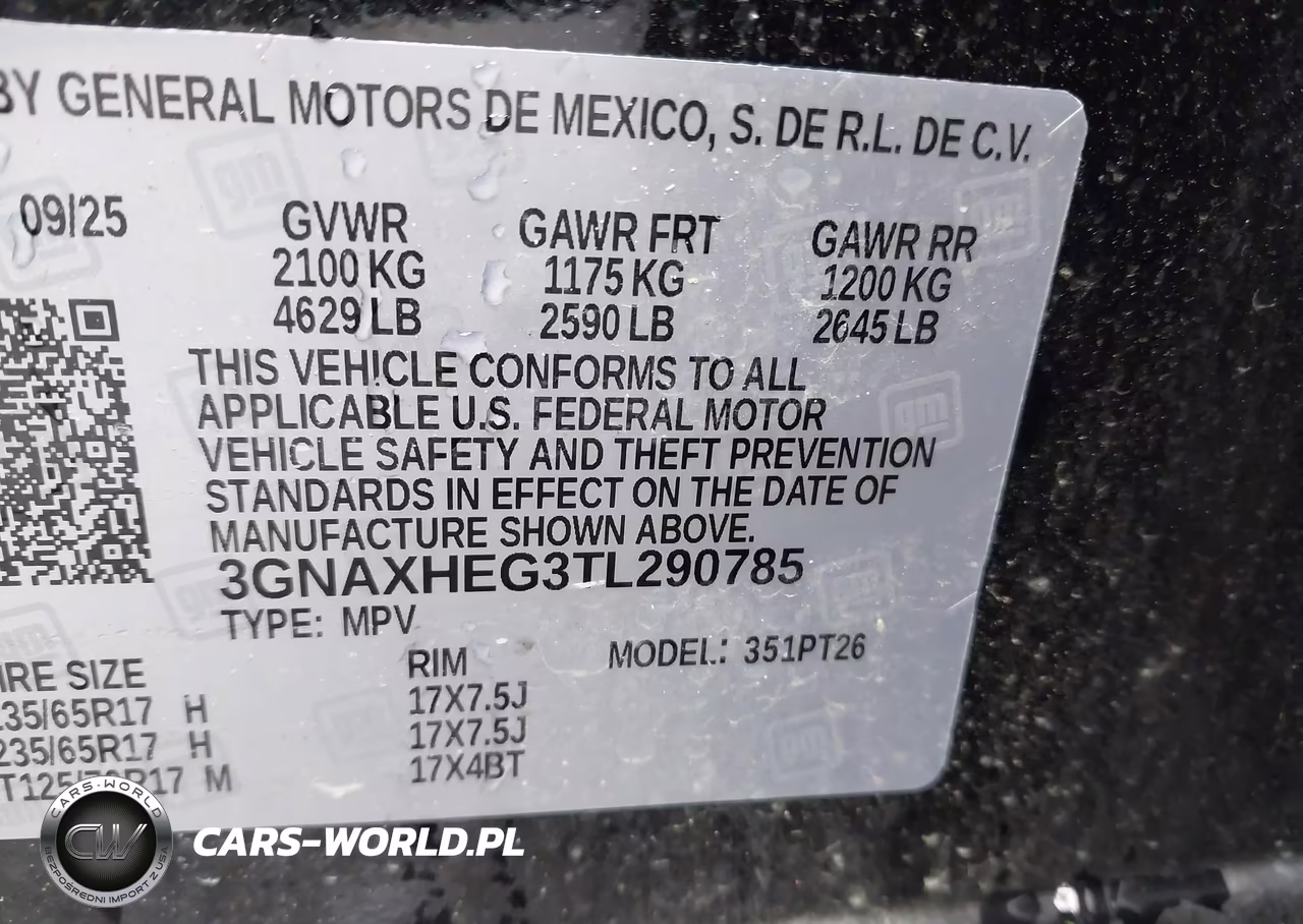 2026 Chevrolet Equinox Fwd Lt VIN:3GNAXHEG3TL290785 - 9