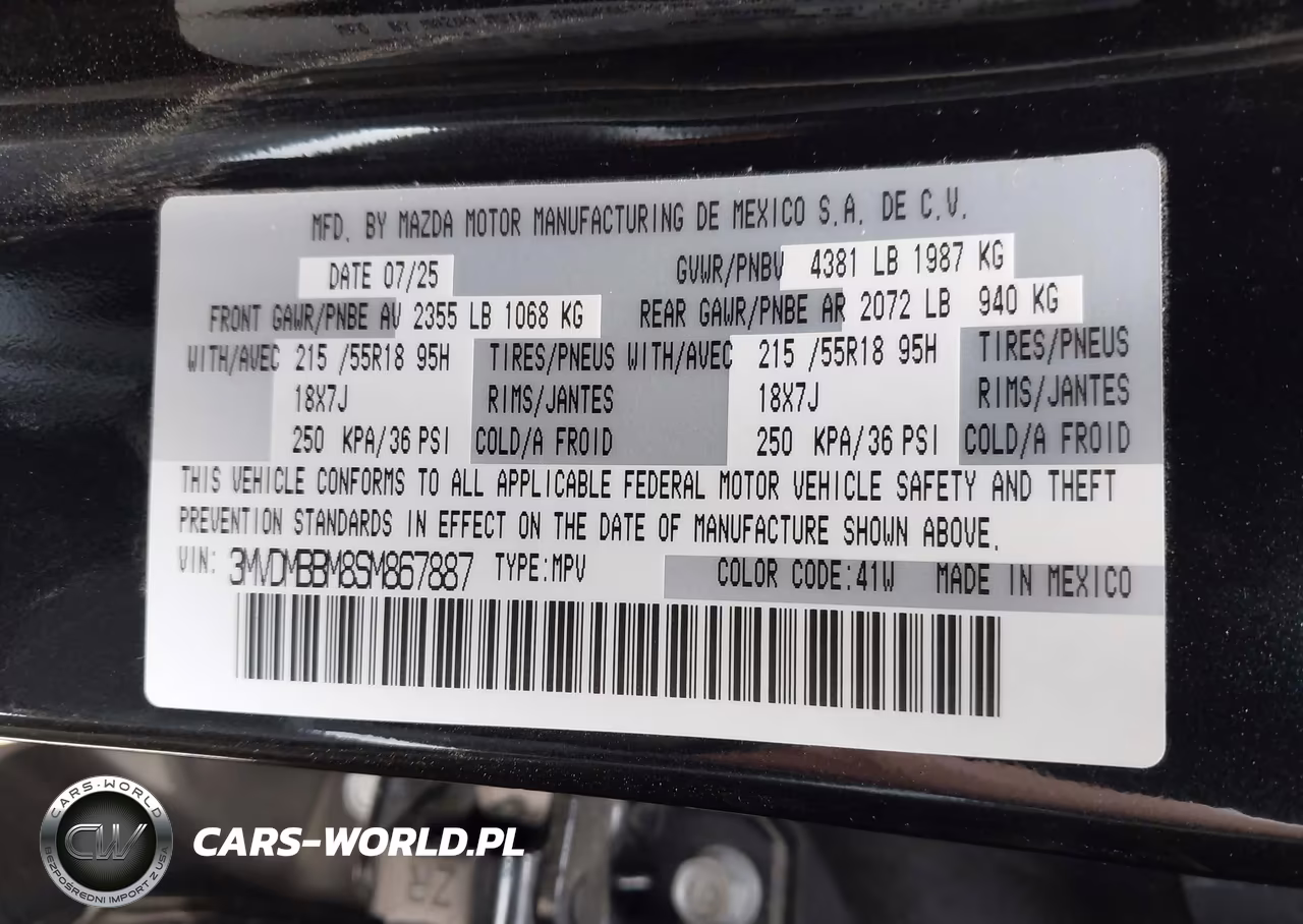 2025 Mazda Cx-30 2.5 S Select Sport VIN:3MVDMBBM8SM867887 - 9