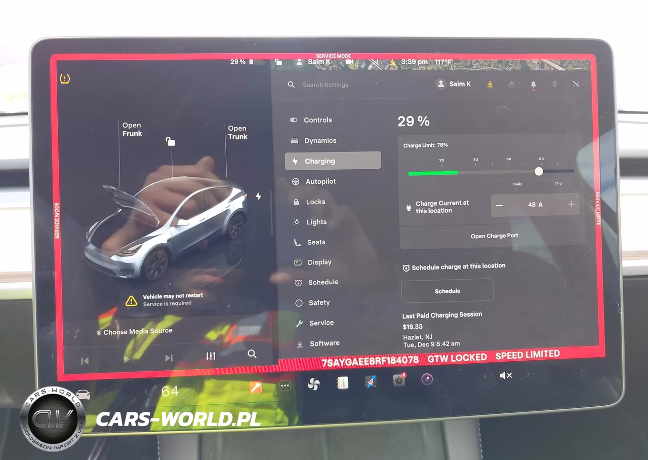 2024 Tesla Model Y Long Range Dual Motor All-Wheel Drive VIN:7SAYGAEE8RF184078 - 17