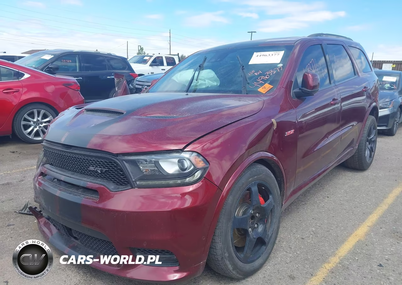 2019 Dodge Durango Srt Awd VIN:1C4SDJGJ4KC598497 - 2