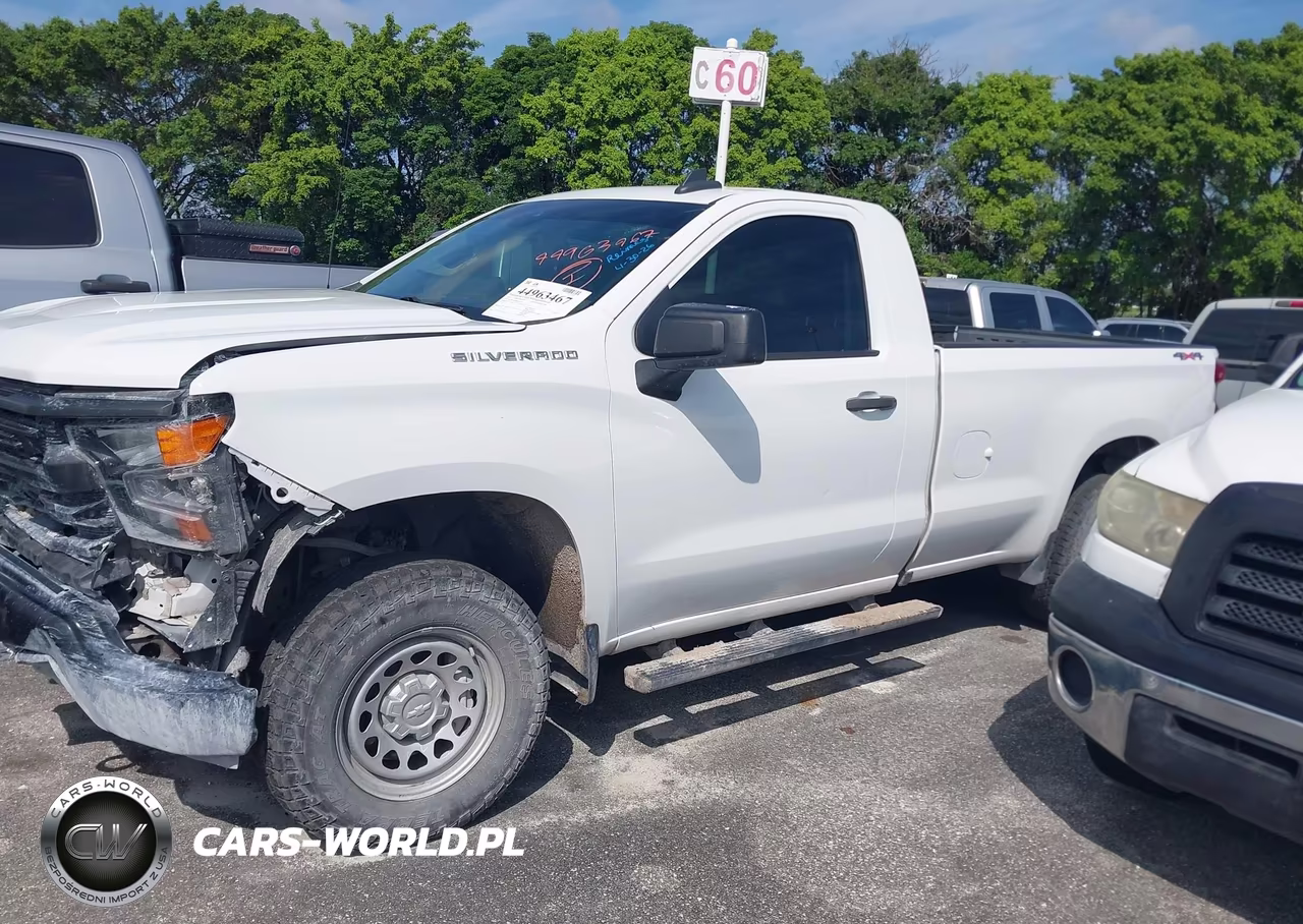 2022 Chevrolet Silverado 1500 4Wd Long Bed Wt VIN:3GCNDAED6NG541634 - 14