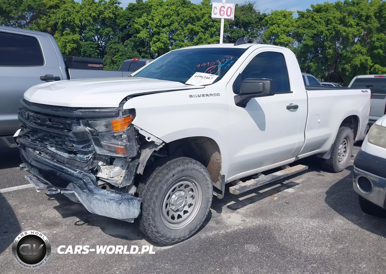 2022 Chevrolet Silverado 1500 4Wd Long Bed Wt VIN:3GCNDAED6NG541634 - 2