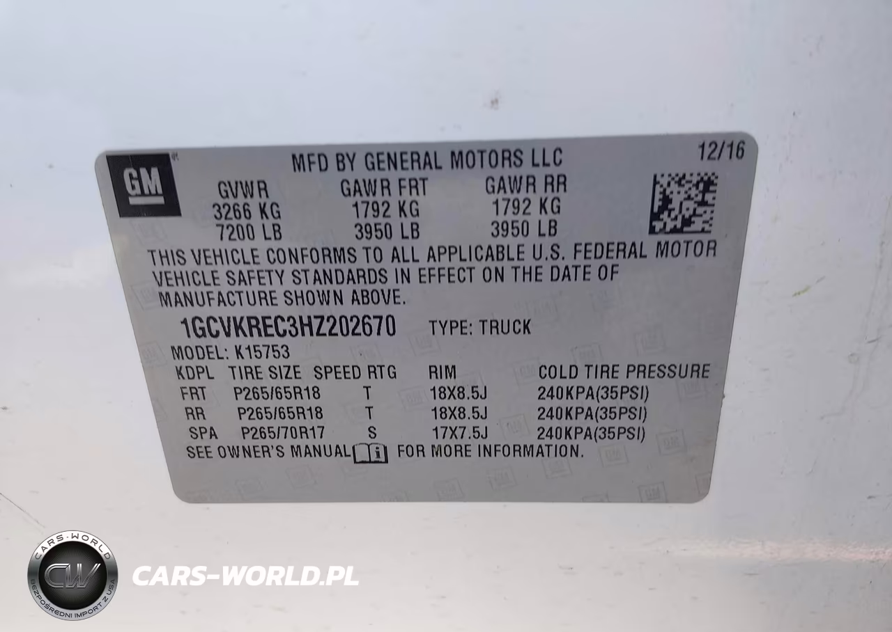 2017 Chevrolet Silverado 1500 1Lt VIN:1GCVKREC3HZ202670 - 9