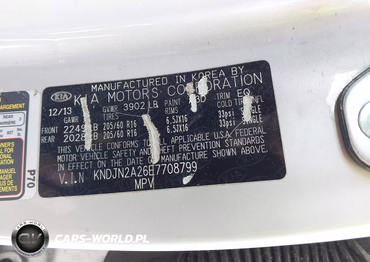 2014 Kia Soul VIN:KNDJN2A26E7708799 - 9