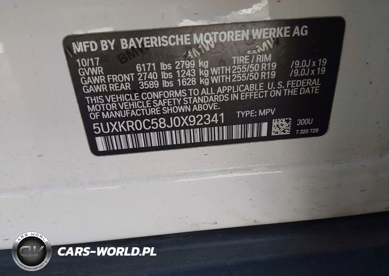 2018 BMW X5 xDrive35I VIN:5UXKR0C58J0X92341 - 9
