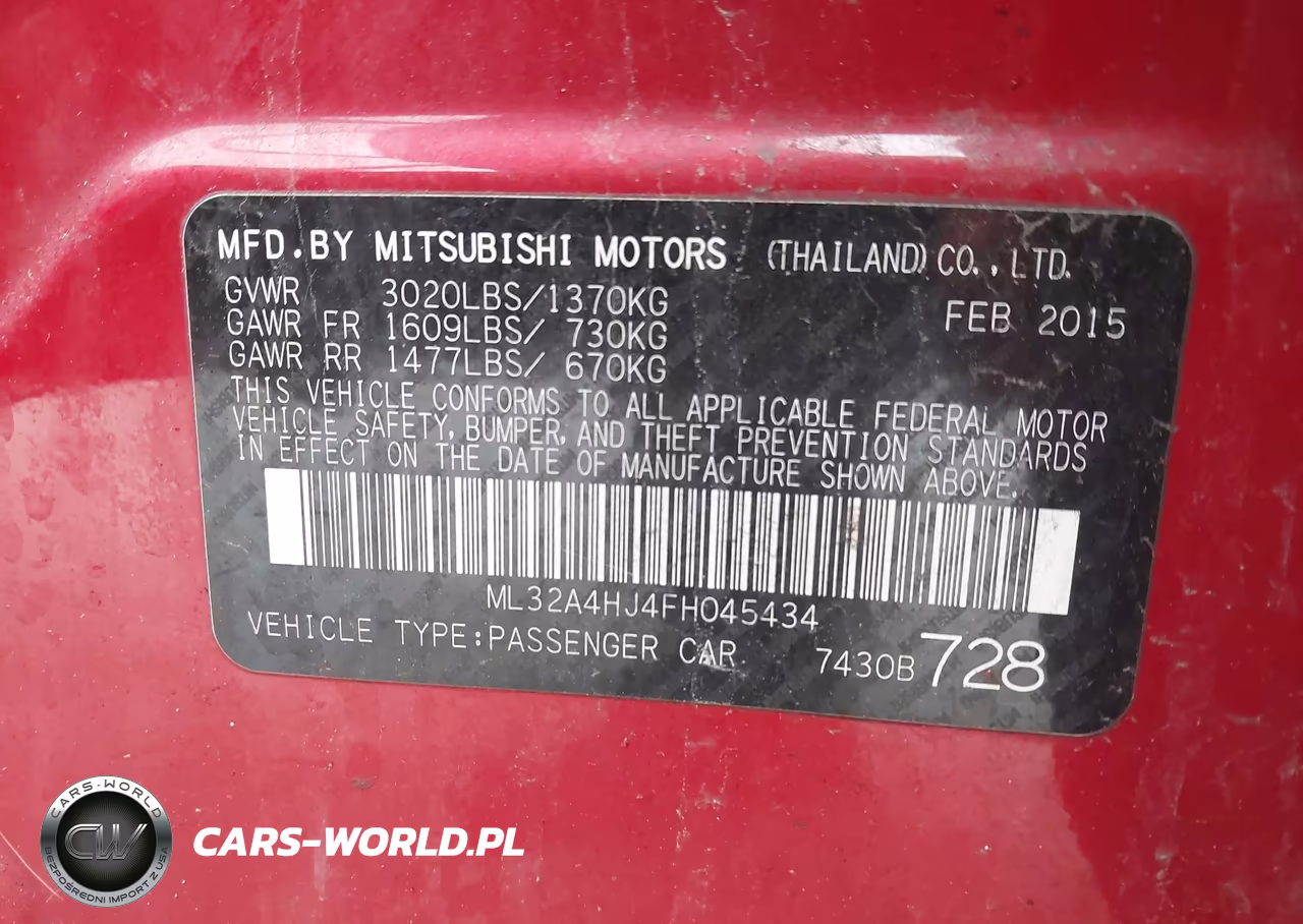 2015 Mitsubishi Mirage Es VIN:ML32A4HJ4FH045434 - 9