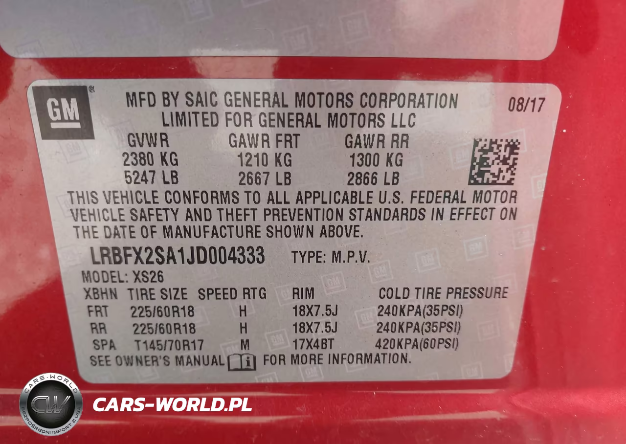 2018 Buick Envision Essence VIN:LRBFX2SA1JD004333 - 9