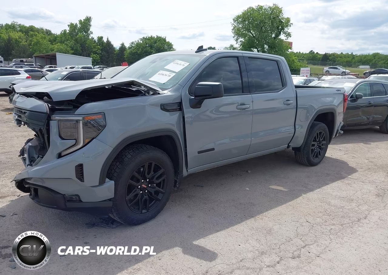 2024 GMC Sierra 1500 4Wd Short Box Elevation With 3Vl VIN:3GTPUJEK3RG375327 - 2