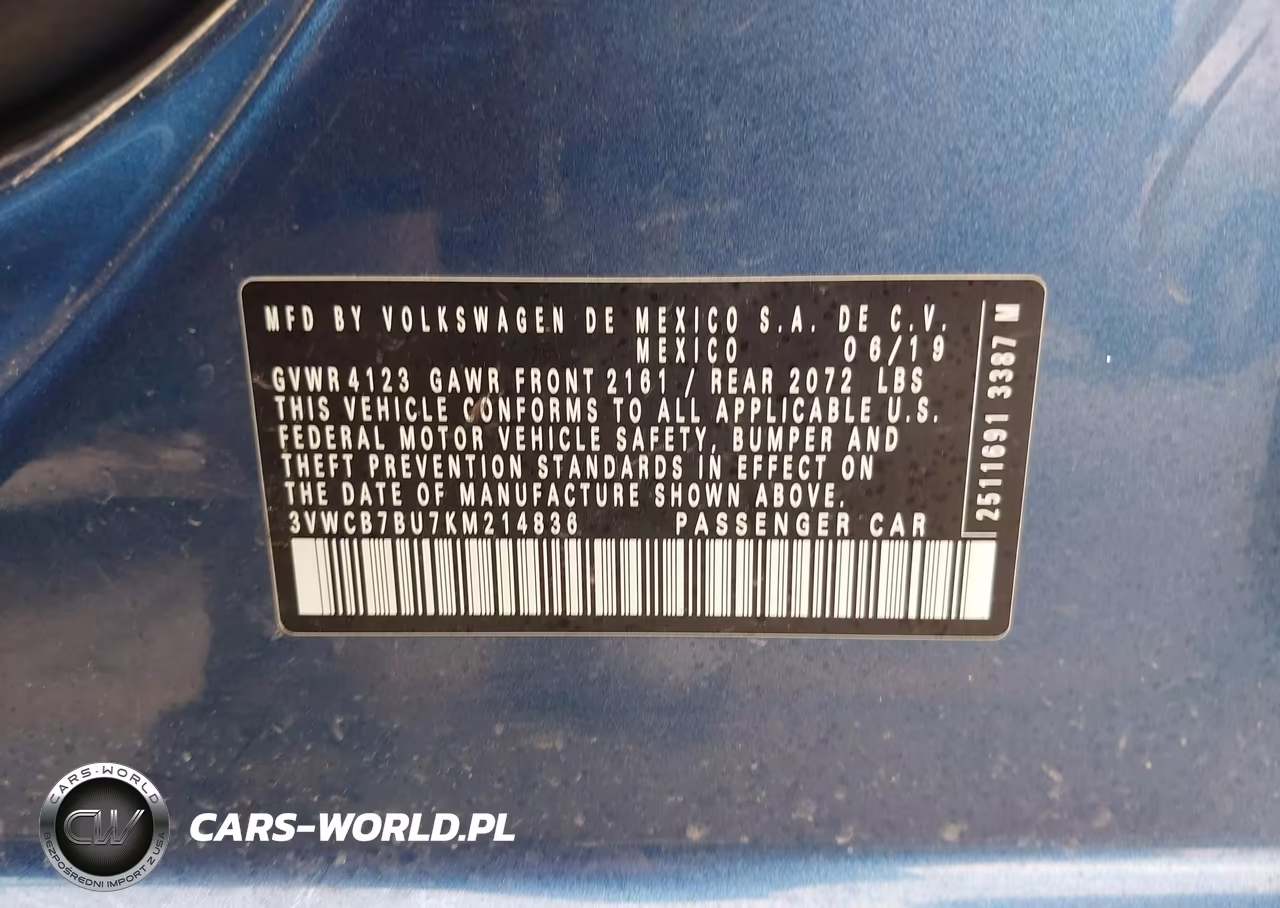 2019 Volkswagen Jetta 1.4T R-Line-1.4T S-1.4T Se VIN:3VWCB7BU7KM214836 - 9
