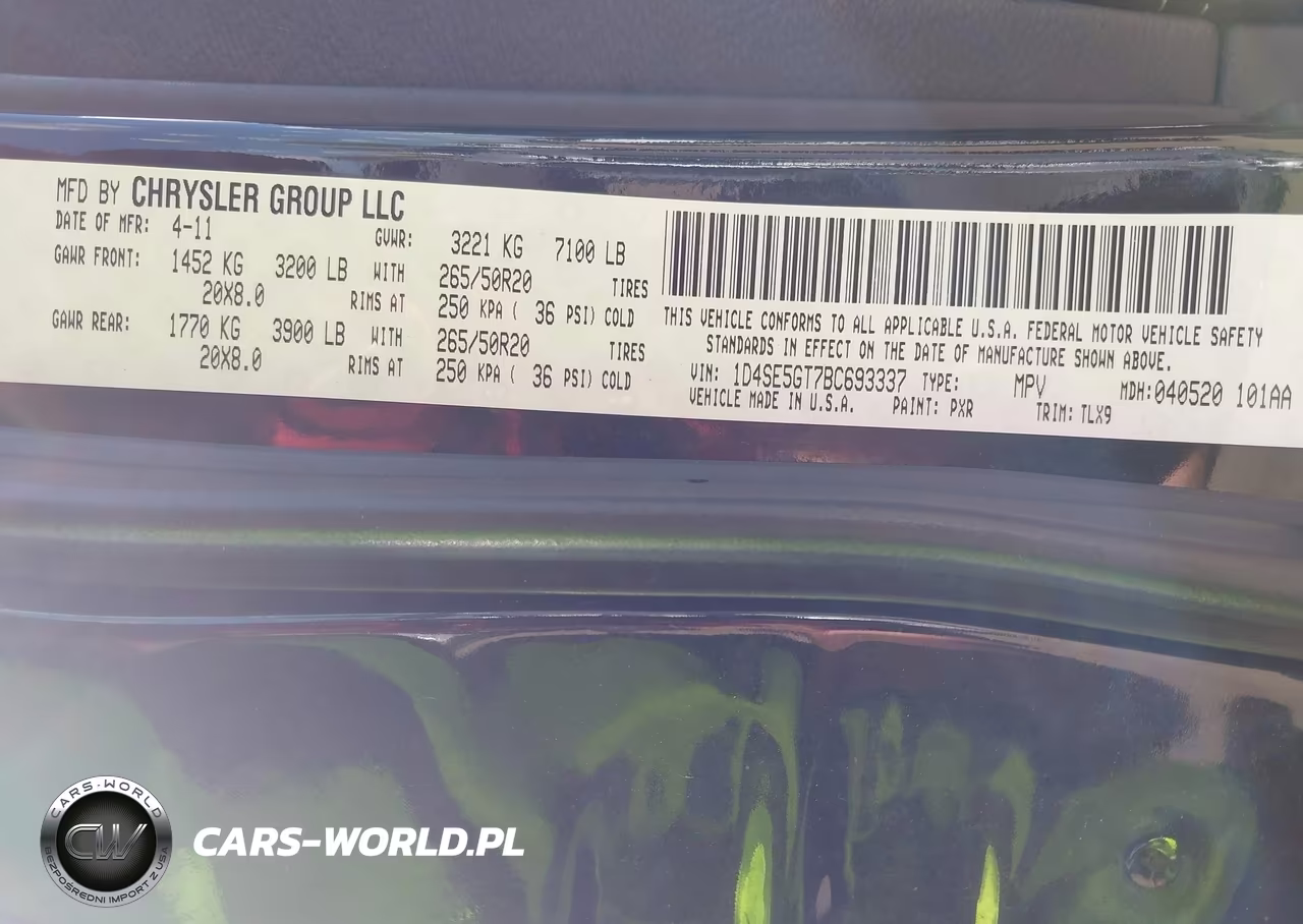 2011 Dodge Durango Citadel VIN:1D4SE5GT7BC693337 - 9