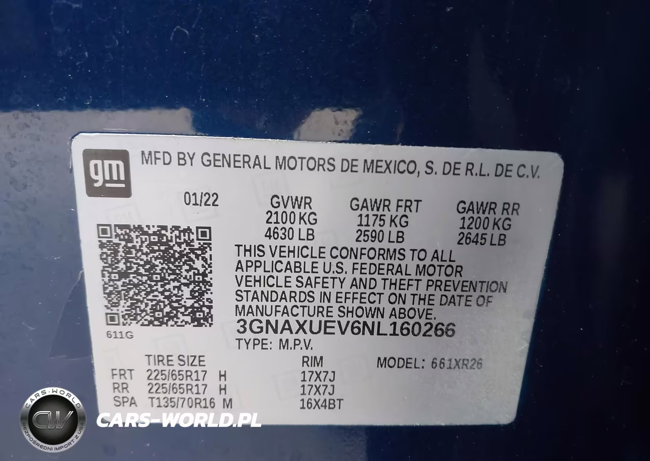 2022 Chevrolet Equinox Awd Lt VIN:3GNAXUEV6NL160266 - 9