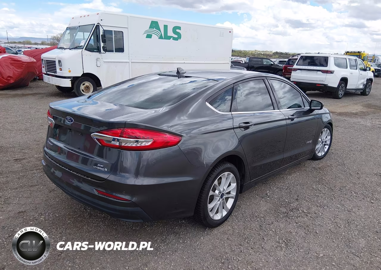 2019 Ford Fusion Hybrid Se VIN:3FA6P0LU2KR240115 - 4