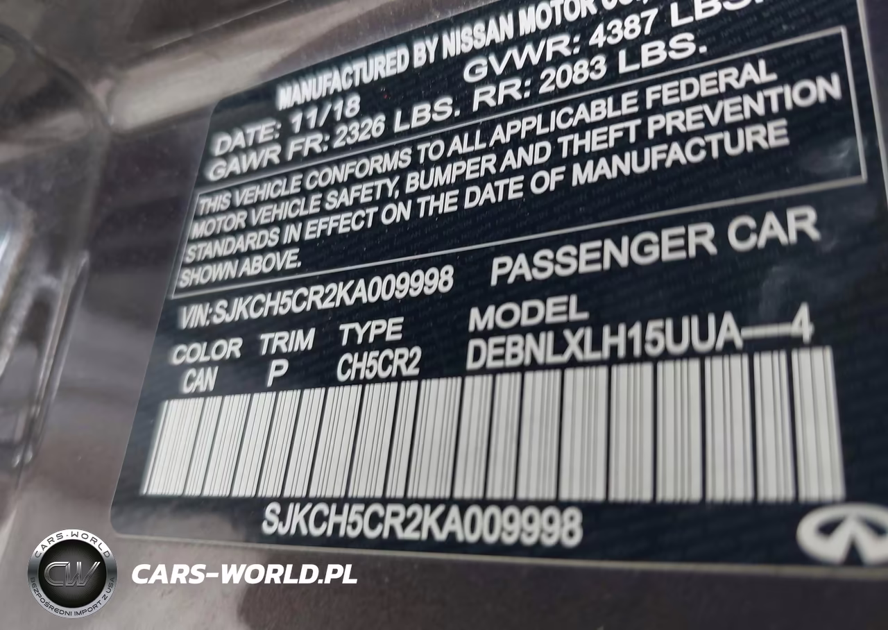 2019 Infiniti Qx30 Luxe VIN:SJKCH5CR2KA009998 - 9