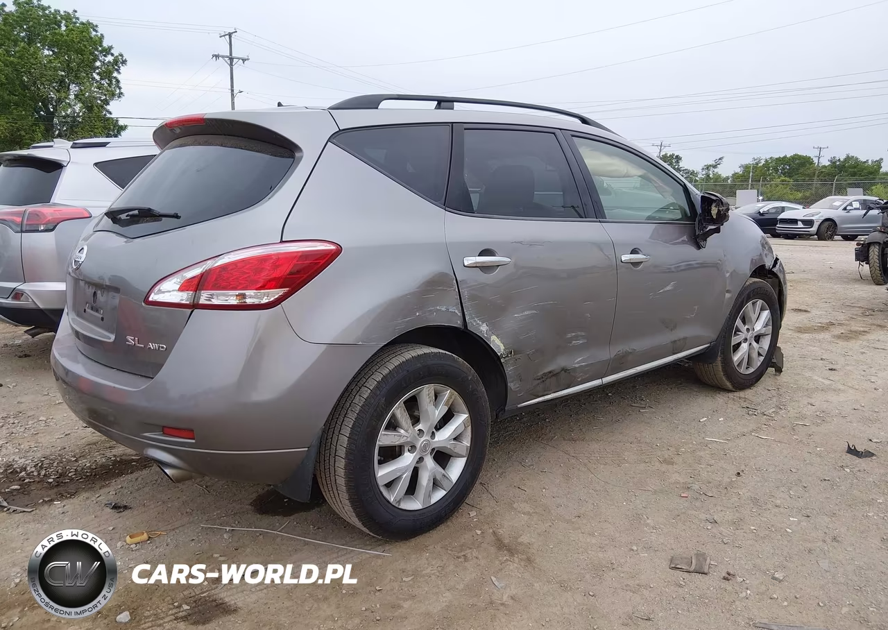 2012 Nissan Murano Sl VIN:JN8AZ1MW7CW235080 - 4