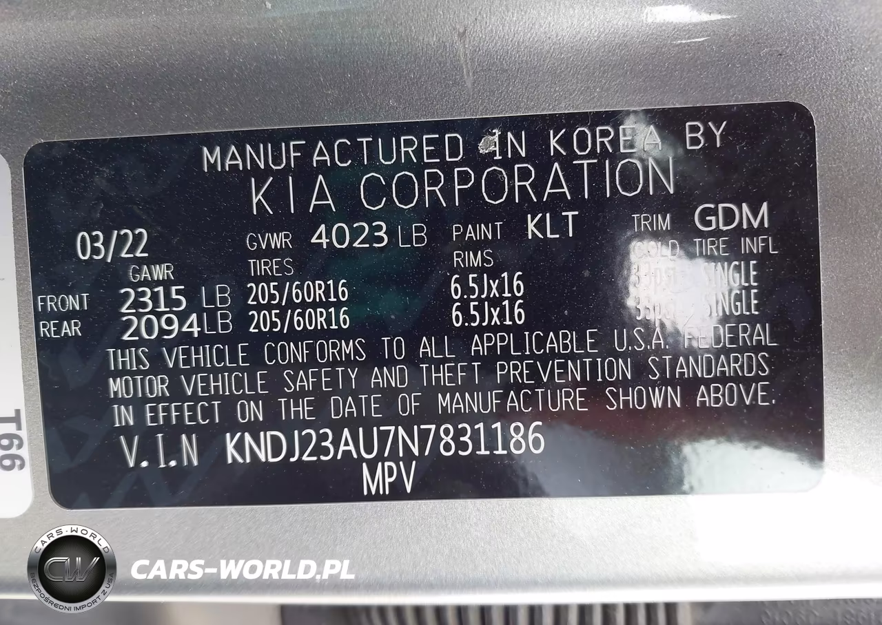 2022 Kia Soul Lx VIN:KNDJ23AU7N7831186 - 9