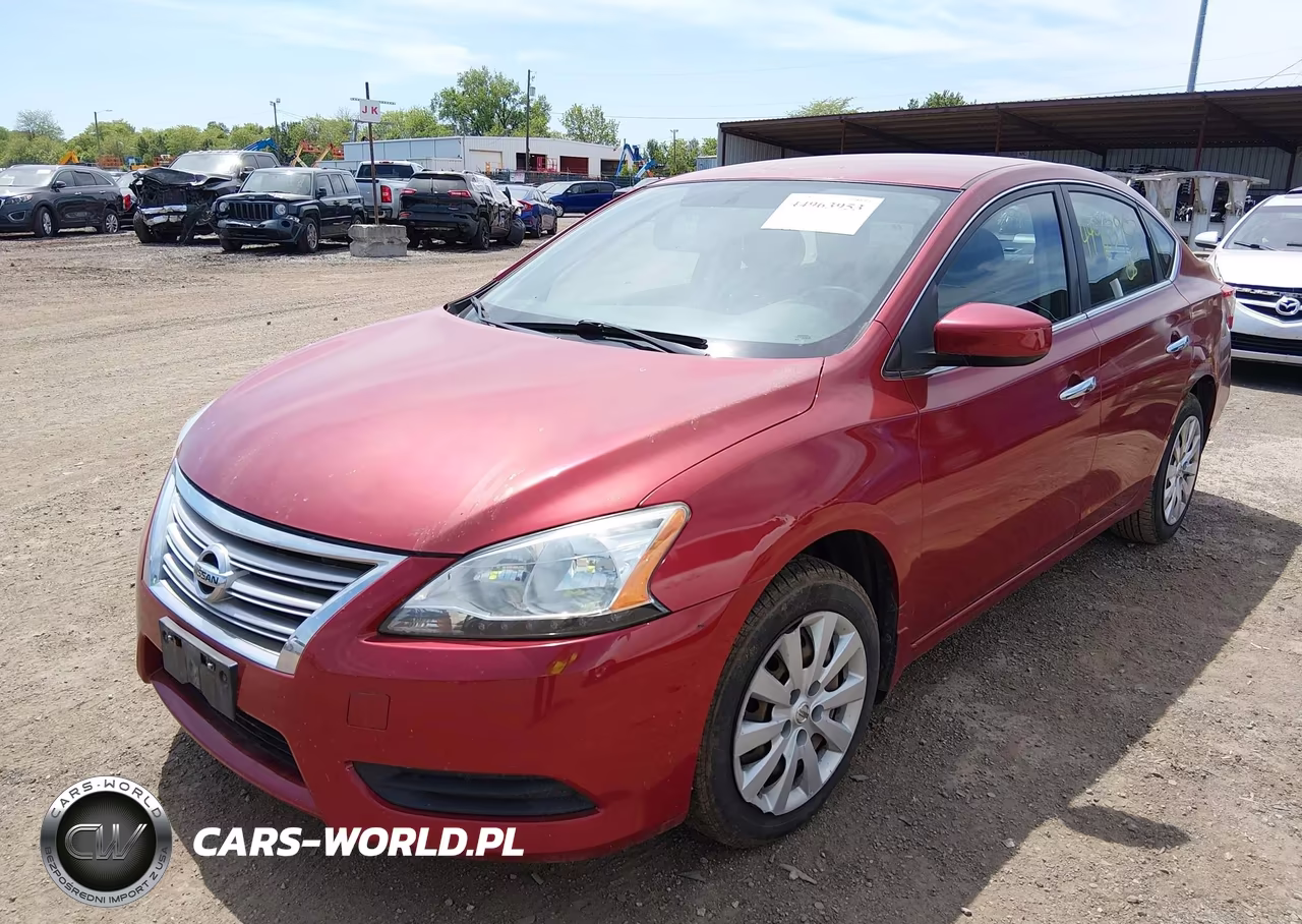 2014 Nissan Sentra Sv VIN:3N1AB7APXEY322437 - 2