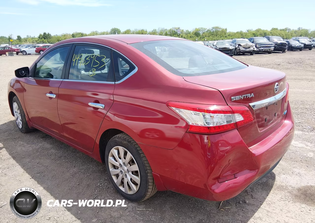 2014 Nissan Sentra Sv VIN:3N1AB7APXEY322437 - 3