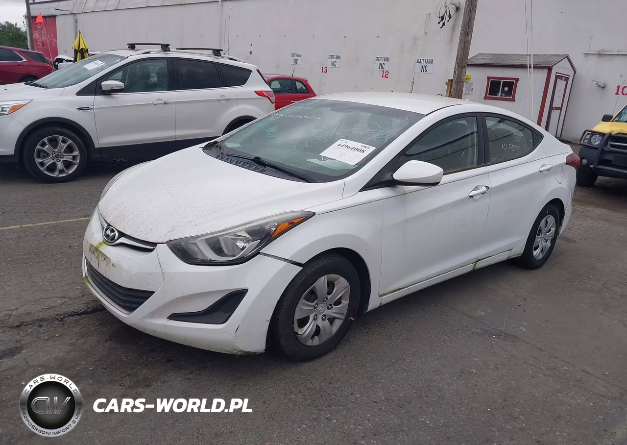 2016 Hyundai Elantra Se VIN:5NPDH4AE7GH716631 - 2
