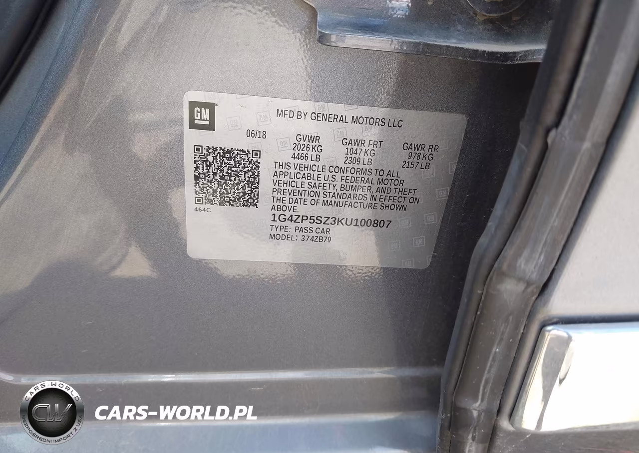 2019 Buick Lacrosse Fwd Essence VIN:1G4ZP5SZ3KU100807 - 9