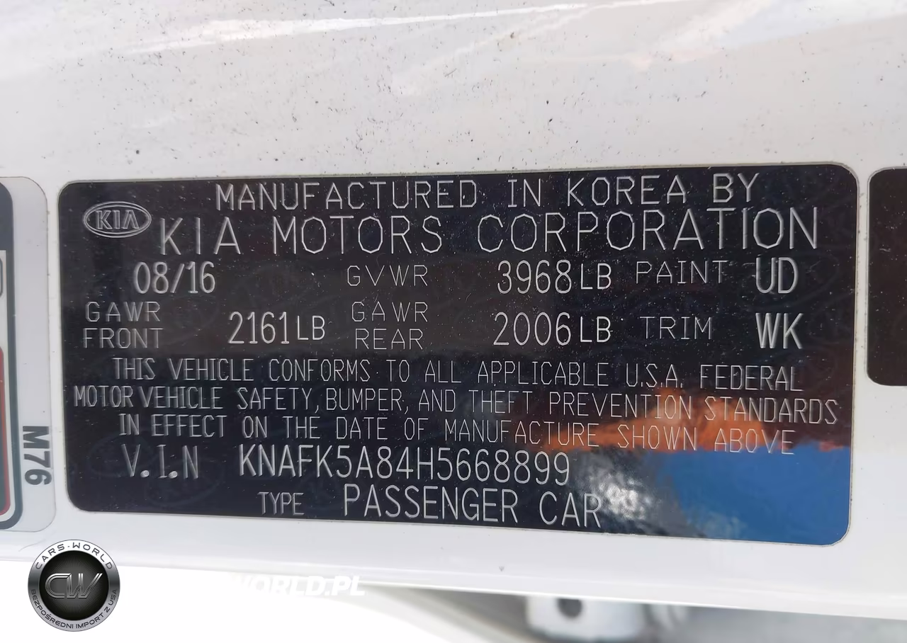 2017 Kia Forte Lx VIN:KNAFK5A84H5668899 - 9
