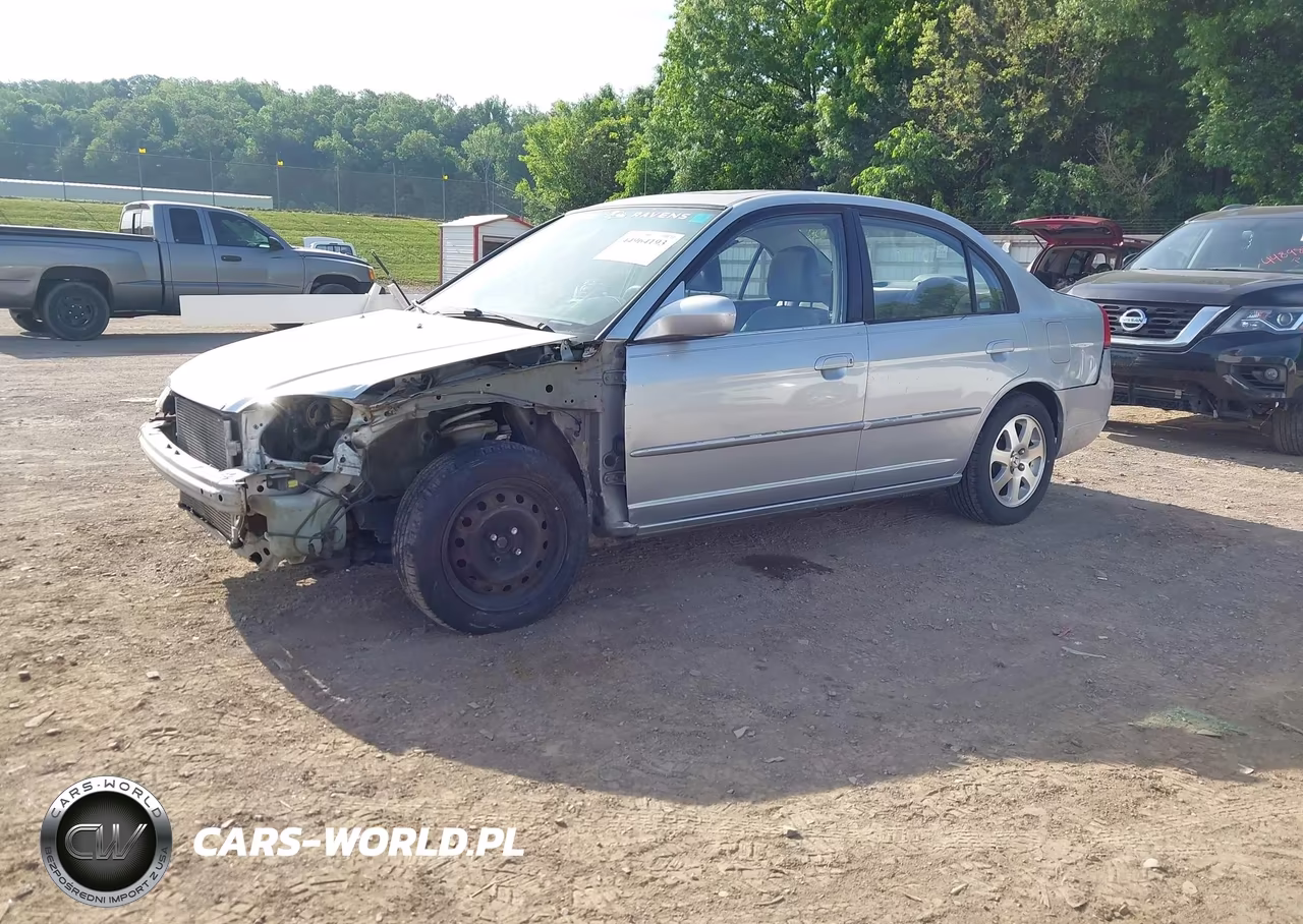 2002 Honda Civic Ex VIN:2HGES26792H501453 - 2