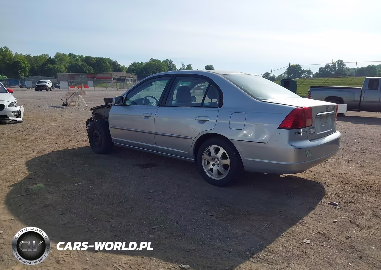 2002 Honda Civic Ex VIN:2HGES26792H501453 - 3