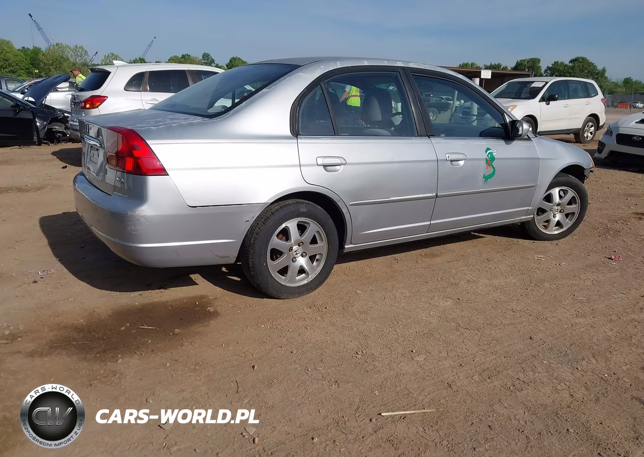2002 Honda Civic Ex VIN:2HGES26792H501453 - 4