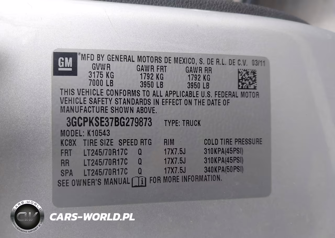 2011 Chevrolet Silverado 1500 Lt VIN:3GCPKSE37BG279873 - 9