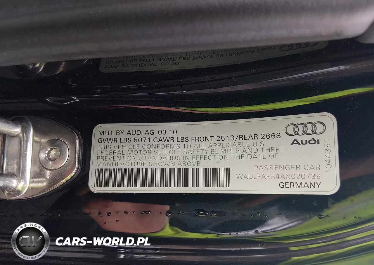 2010 Audi A5 2.0T Premium VIN:WAULFAFH4AN020736 - 8