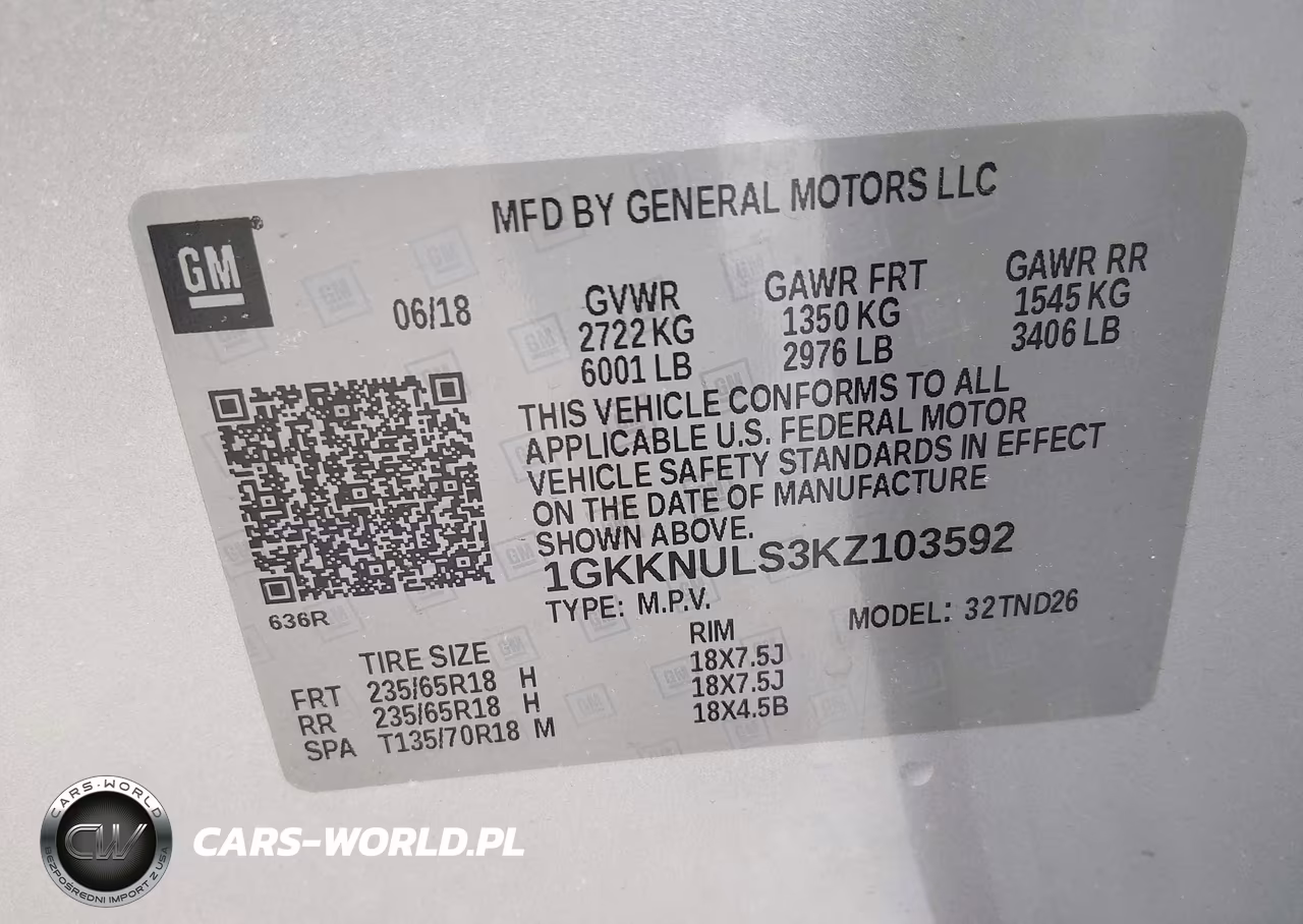 2019 GMC Acadia Slt-1 VIN:1GKKNULS3KZ103592 - 9