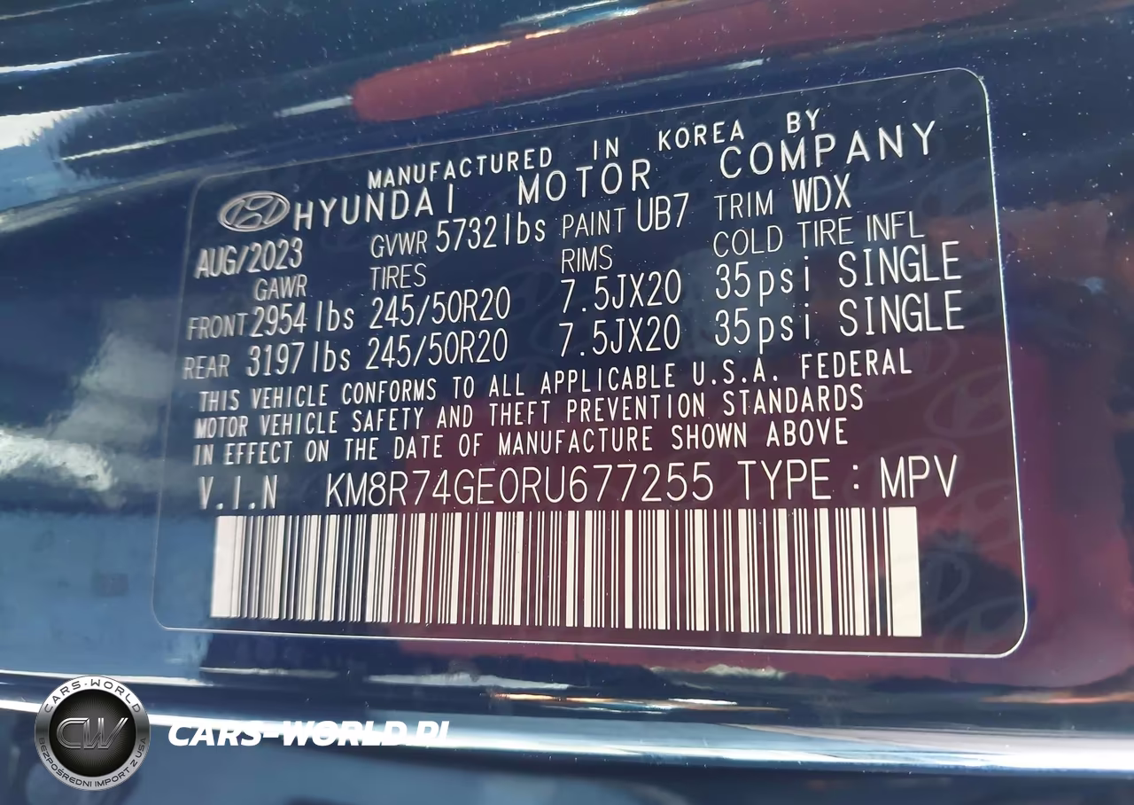 2024 Hyundai Palisade Calligraphy VIN:KM8R74GE0RU677255 - 9