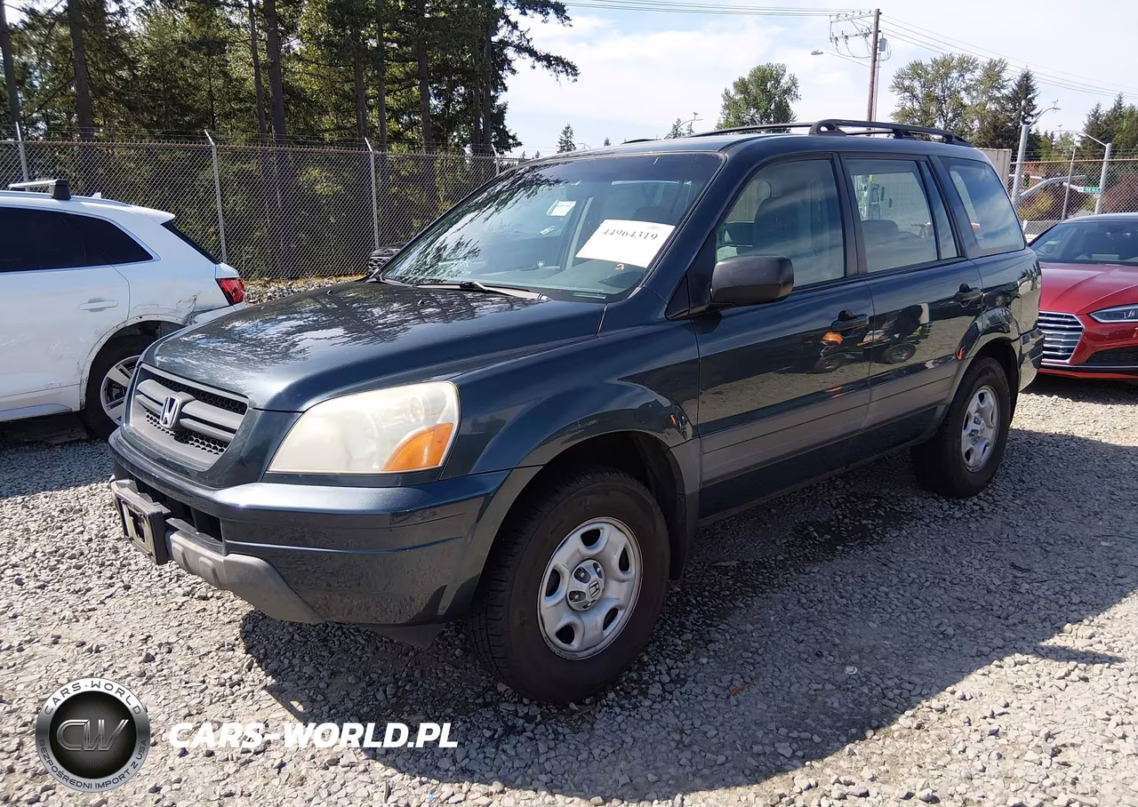 2004 Honda Pilot Lx VIN:2HKYF18164H518692 - 2