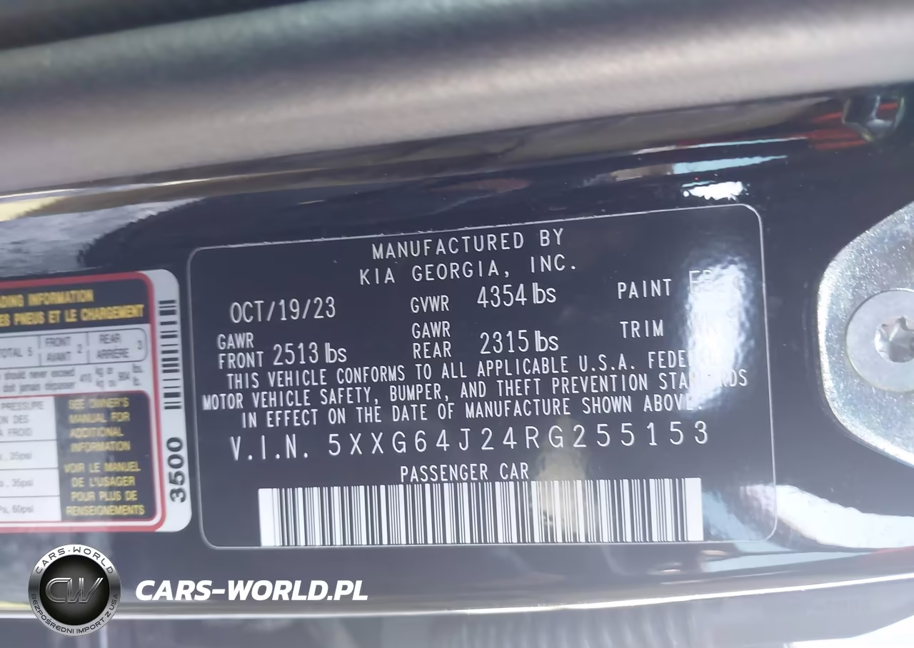 2024 Kia K5 Gt-Line VIN:5XXG64J24RG255153 - 9