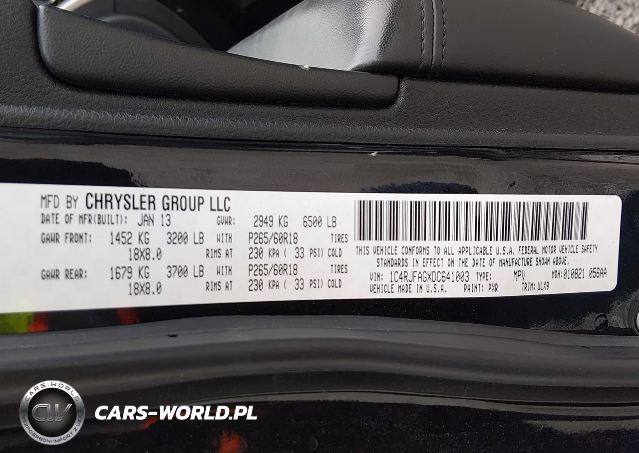 2013 Jeep Grand Cherokee Laredo VIN:1C4RJFAGXDC641003 - 9